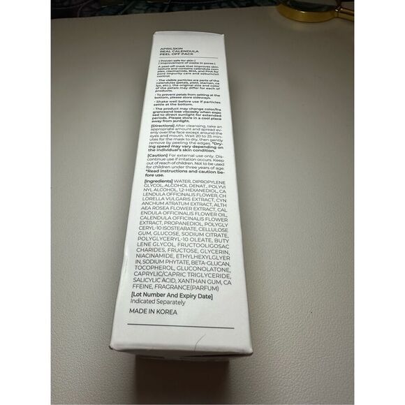APRILSKIN Calendula Flower-Infused Facial Peel Off Mask, 3.52 fl. oz - Picture 3 of 6